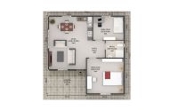 61 m² Casa Prefabricada