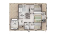 88 m² Casa Prefabricada